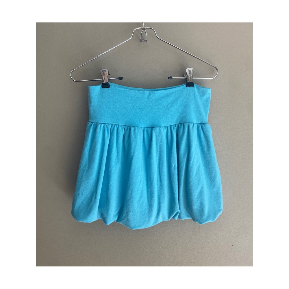 Vintage Y2K Blue Bubble Skort Kids XL 14/16 Xhilaration Puffy Skirt Shorts Retro - Picture 2 of 8